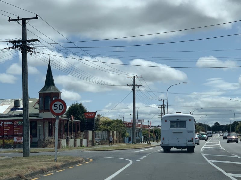 Entering Foxton